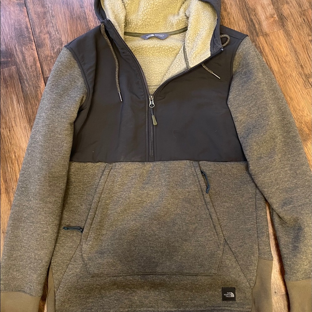 The North Face sweatshirt